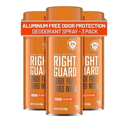 Right Guard Sport Original Scent Deodorant Spray 255ml (8.5 oz) | 24-Hour Odor Protection thumbnail 1
