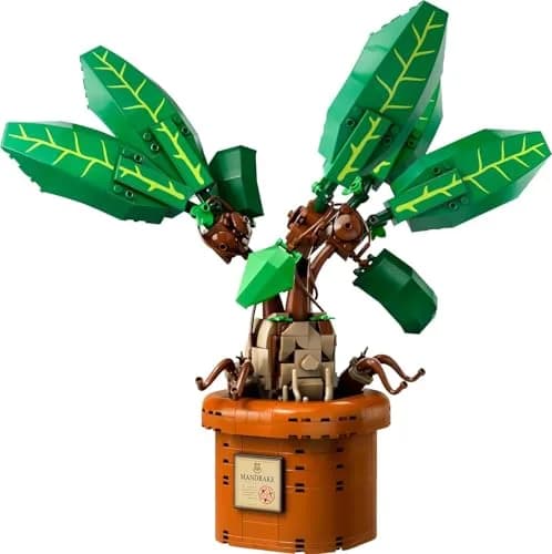 LEGO Harry Potter Mandrake Figure & Pot Plant Toy 579 Pieces | Educational STEM Toy for Kids 10+ thumbnail 4