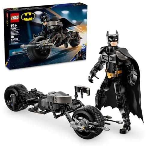 LEGO DC Batman Construction Figure & The Bat-Pod Bike 713 pcs | Ages 12+ Superhero Building Toy thumbnail 1
