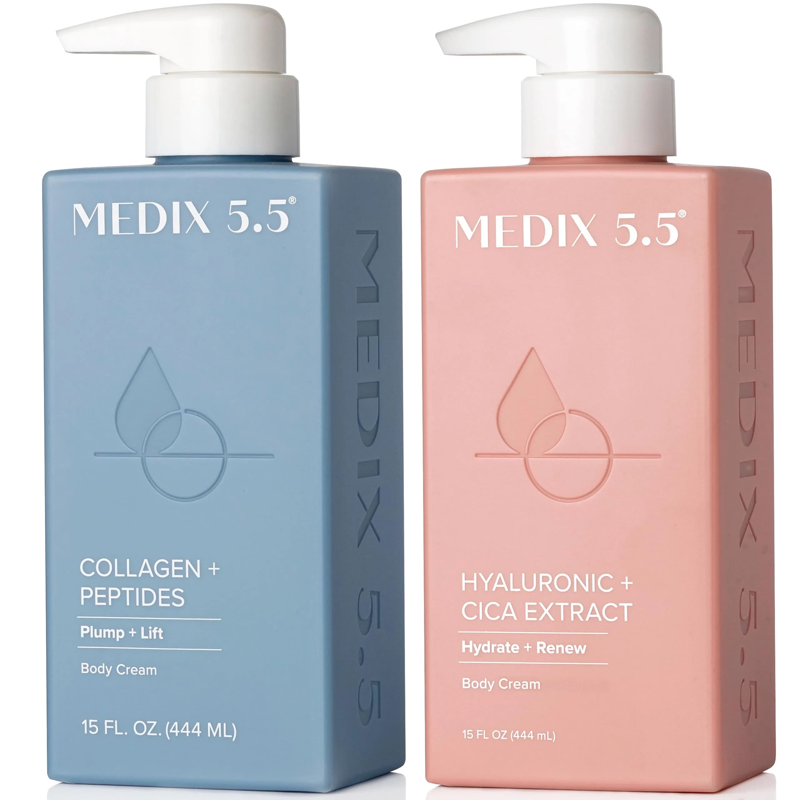 Medix 5.5 Collagen + Hyaluronic Acid Cream & Body Lotion 2 Piece Set for Firming — Collagen + Hyaluronic Acid Cream / 2 Piece Set