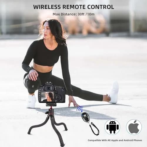 Famall Mini Flexible Tripod with Remote for Phone & Camera | Compact Support for Creators thumbnail 3