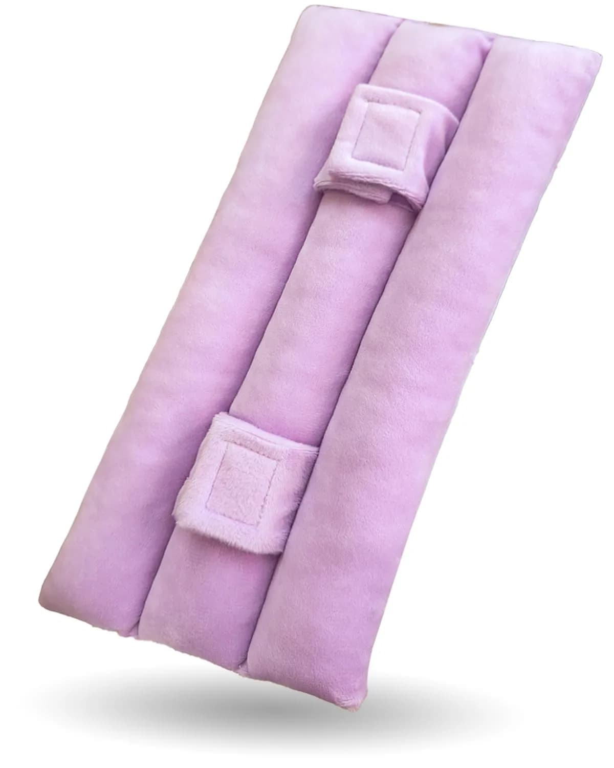 BELINOUS Pink Seat Belt Pillows for Post Mastectomy Surgery | Soft & Comfortable, Lasting Recovery Support — Pink