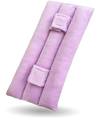 BELINOUS Pink Seat Belt Pillows for Post Mastectomy Surgery | Soft & Comfortable, Lasting Recovery Support thumbnail 1