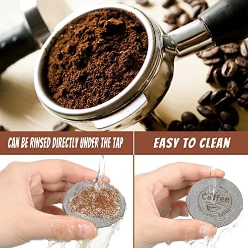 Yaomiao 51mm Espresso Puck Screen 2-Pack | 1.7mm Thickness, 150μm Mesh, Stainless Steel thumbnail 6