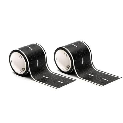 PlayTape Road Tape for Toy Cars 2-Pack | No Residue, 30 ft x 2 in Asphalt thumbnail 1
