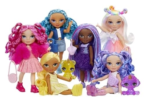Rainbow High Littles Opal Raine 5.5" Posable Doll with Unicorn & Purse | Girls Toy Gift for Ages 4-12 thumbnail 6