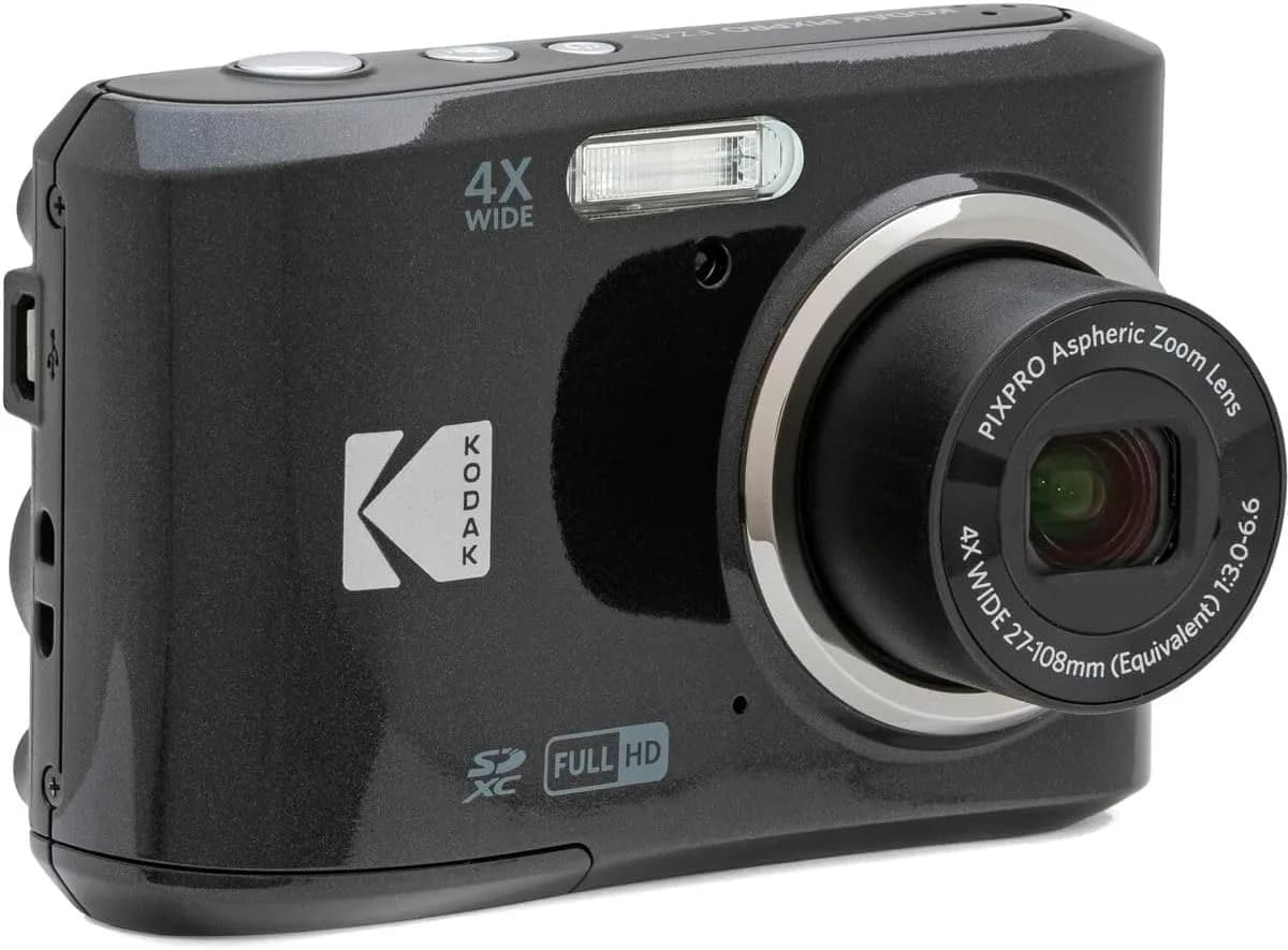 KODAK PIXPRO FZ45 Digital Camera 16MP 4x Optical Zoom 27mm Wide Angle 1080p HD Video 32GB Card Bundle | Beginner-Friendly Point-and-Shoot - view 3