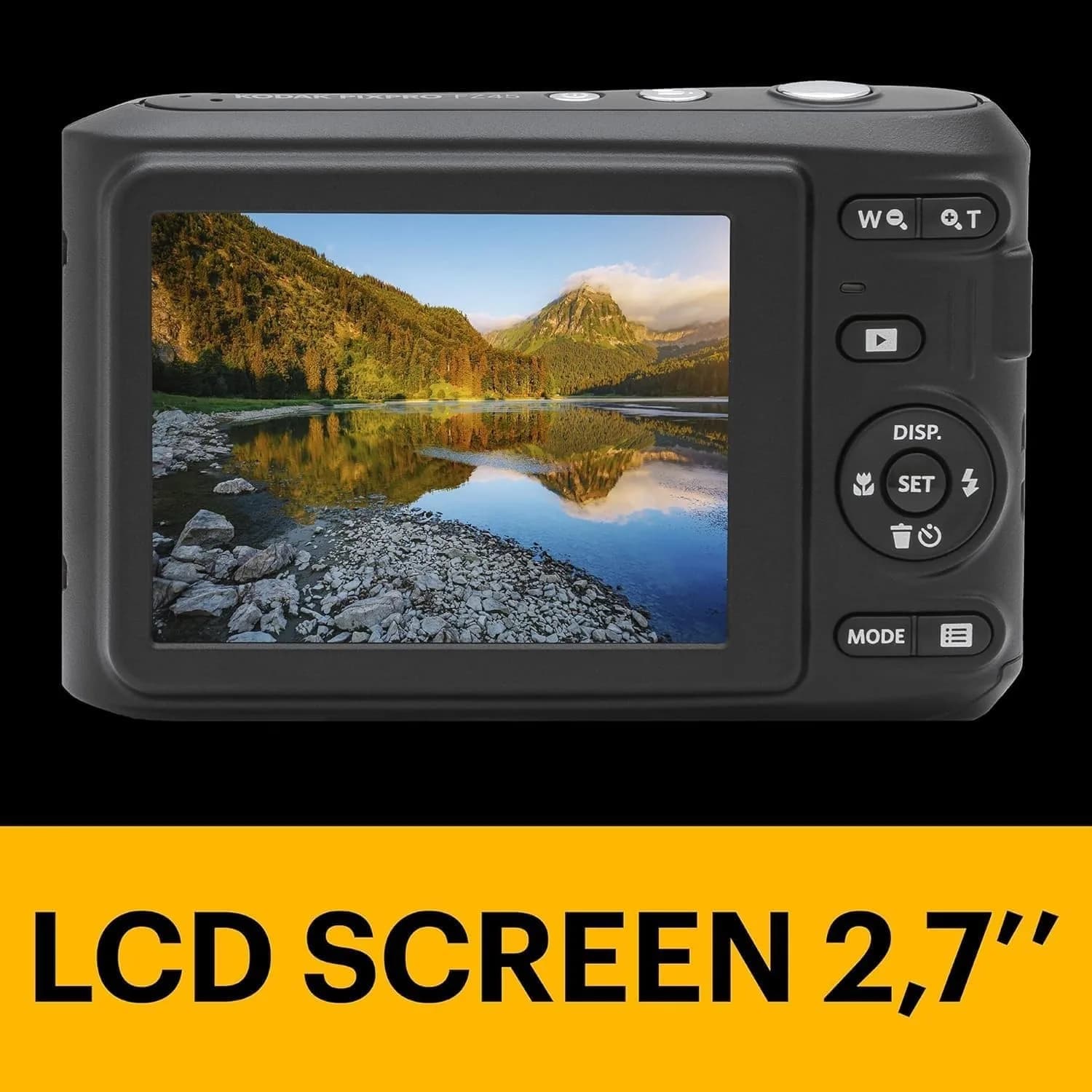 KODAK PIXPRO FZ45 Red 16MP Digital Camera 4X Optical Zoom 27mm Wide Angle 1080p Full HD Video 2.7" LCD with 32GB SD Card & Case - view 5