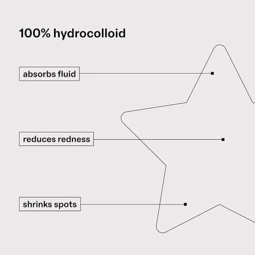 Starface Hydro-Star® Earth Hydrocolloid Star-Shaped Pimple Patch, 96 ct | Fun, Protective & Suitable for Sensitive Skin thumbnail 4