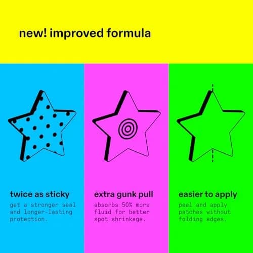 Starface Hydro-Star® Earth Hydrocolloid Star-Shaped Pimple Patch, 96 ct | Fun, Protective & Suitable for Sensitive Skin thumbnail 3