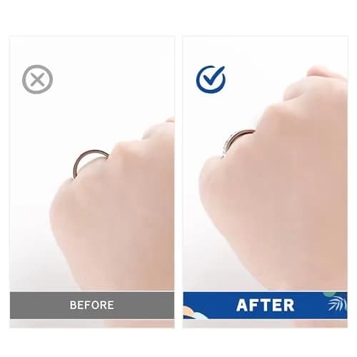ELETIUO Invisible Ring Size Adjuster for Loose Rings, 234 Pcs Transparent Silicone | Fits Rings 3-10mm Wide thumbnail 4