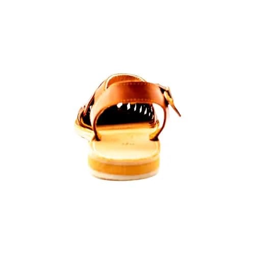 Sbicca Women's Acapulco Sandal, Cognac - 9 | Handwoven Leather Wedge for Casual Comfort thumbnail 5