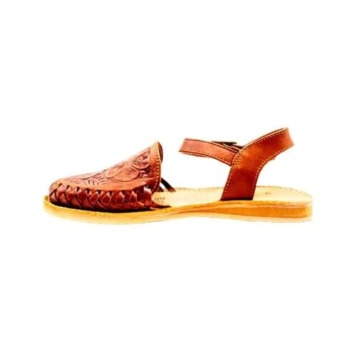 Sbicca Women's Acapulco Sandal, Cognac - 9 | Handwoven Leather Wedge for Casual Comfort thumbnail 2