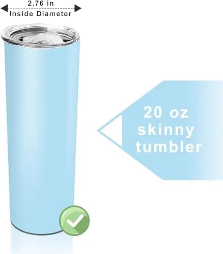 YiePhiot 20 oz Tumbler Replacement Lids | BPA-Free, Dishwasher Safe, Fits 2.76in Cup Mouth thumbnail 2