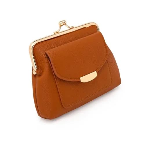 Lavogel Coin Purses with Credit Card Slot Vintage Kiss Lock Change Pouch for Women thumbnail 2