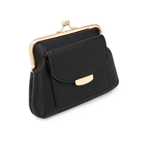 Lavogel Coin Purses with Credit Card Slot Kiss Lock Change Pouch for Women | Vintage Small Wallet thumbnail 2