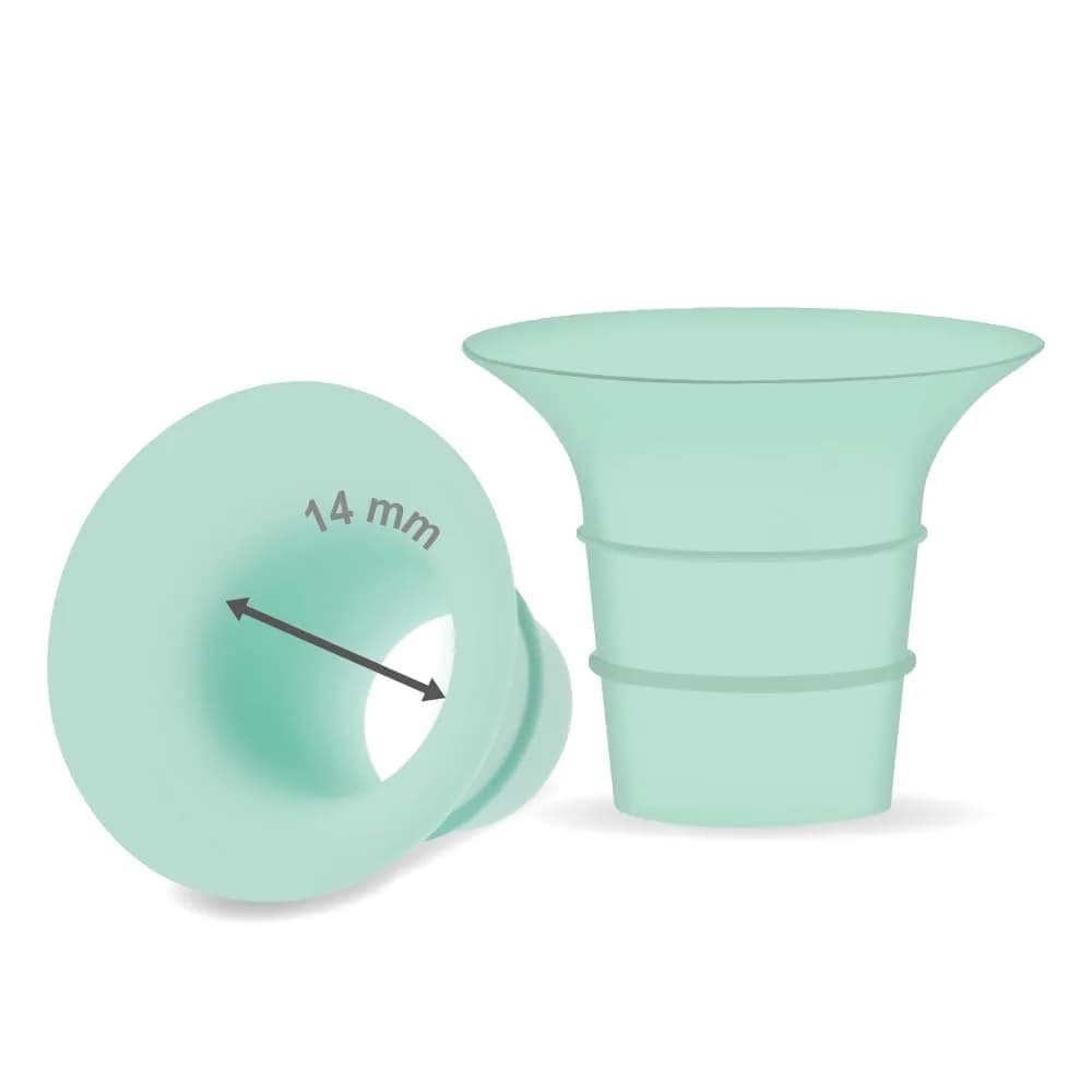 Maymom 14mm Flange Insert for Elvie Stride & Single/Double Electric Cups | Reduces 24mm to 14mm - main product image