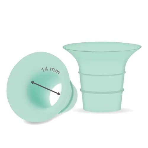 Maymom 14mm Flange Insert for Elvie Stride & Single/Double Electric Cups | Reduces 24mm to 14mm thumbnail 1