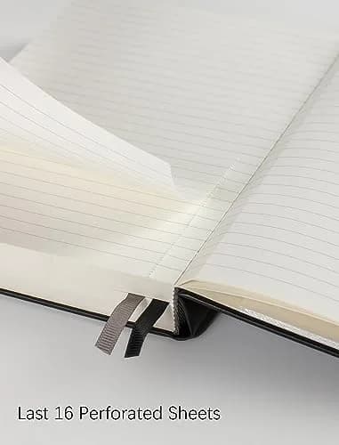 VOLINOTE Thick College Ruled Notebook with 366 Pages | A5 Leather Hardcover for Writing & Office Use thumbnail 3