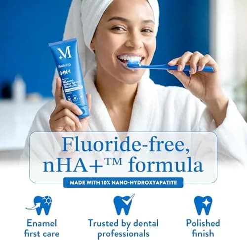 Mouthology 10% Nano Hydroxyapatite Toothpaste Fluoride Free Mint 118ml (4oz) | Enamel Care & Sensitive Teeth thumbnail 5