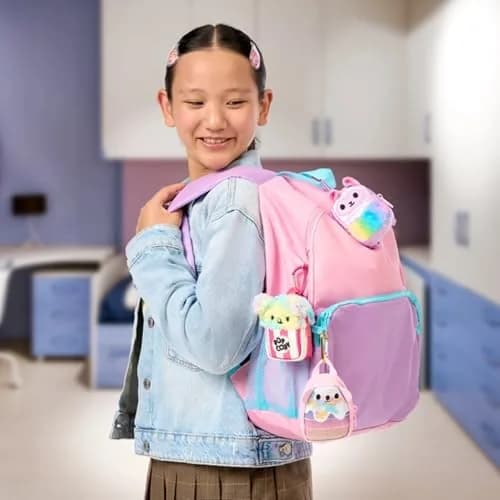 REAL LITTLES Scented Surprise Micro Backpacks 6-Pack | Food Themed with 5 Scented Stationery Surprises Each thumbnail 5