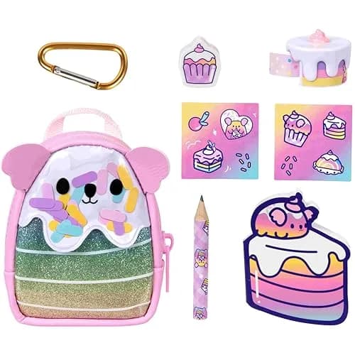 REAL LITTLES Scented Surprise Micro Backpacks 6-Pack | Food Themed with 5 Scented Stationery Surprises Each thumbnail 7