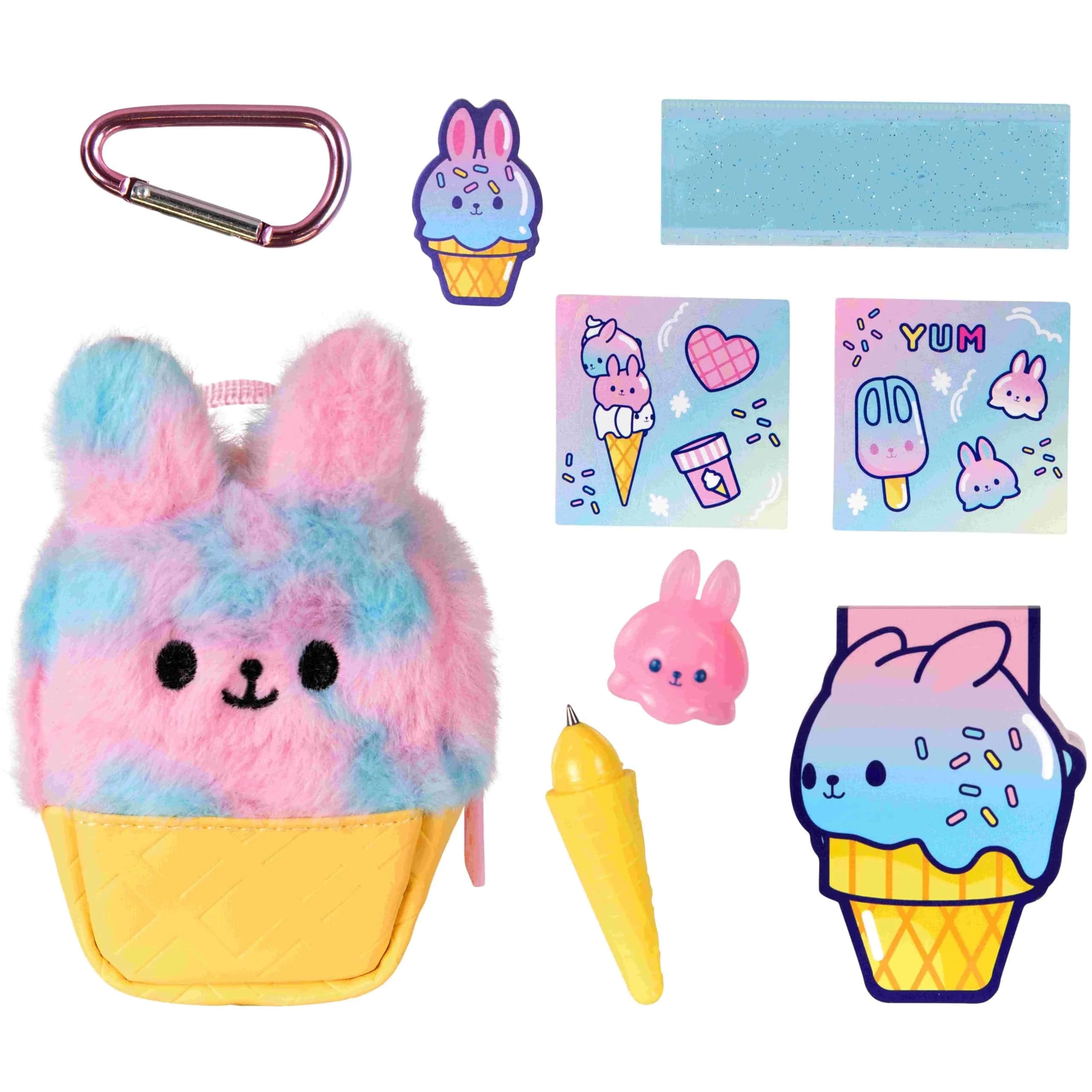 REAL LITTLES Scented Surprise Micro Backpacks 6-Pack | Food Themed with 5 Scented Stationery Surprises Each - view 8