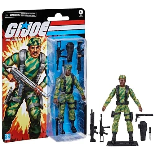 G.I. Joe Classified Series Retro Cardback SGT. Stalker, Collectible 6 Inch Action Figure with 8 Accessories thumbnail 1