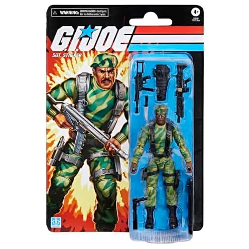 G.I. Joe Classified Series Retro Cardback SGT. Stalker, Collectible 6 Inch Action Figure with 8 Accessories thumbnail 4