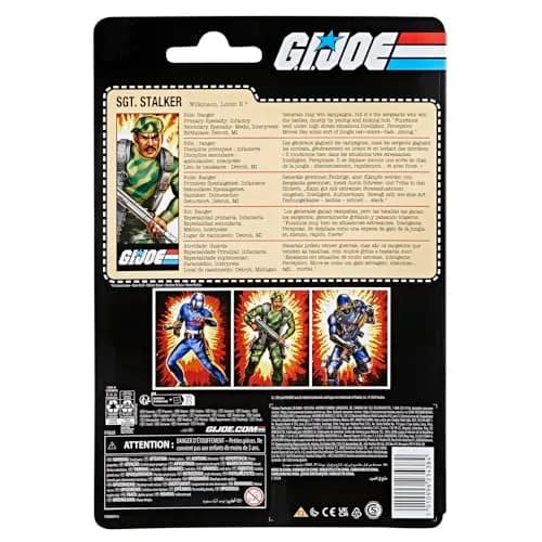 G.I. Joe Classified Series Retro Cardback SGT. Stalker, Collectible 6 Inch Action Figure with 8 Accessories thumbnail 7