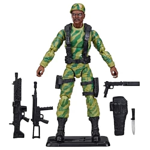 G.I. Joe Classified Series Retro Cardback SGT. Stalker, Collectible 6 Inch Action Figure with 8 Accessories thumbnail 3