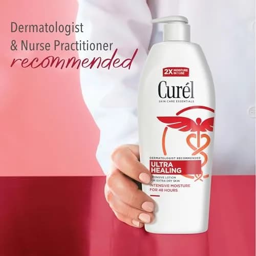 Curel Ultra Healing Body Lotion Fragrance-Free 18 fl oz (532ml) | Advanced Ceramide Complex for Dry, Sensitive Skin thumbnail 6