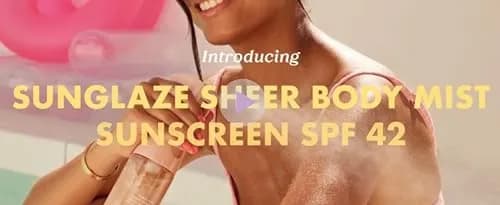 Kopari Rose Gold Sunglaze Sheer Body Mist Sunscreen SPF 42, 156 g (5.5 oz) | Broad Spectrum UVA/UVB Protection thumbnail 8