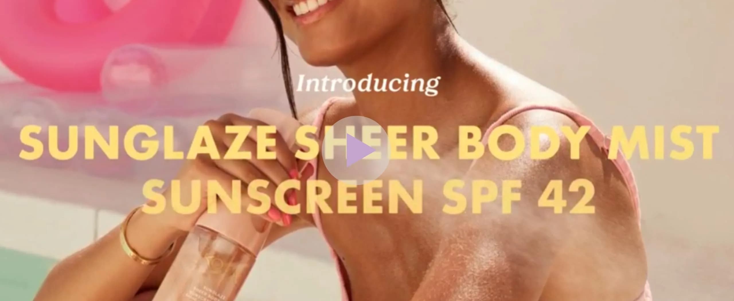 Kopari Rose Gold Sunglaze Sheer Body Mist Sunscreen SPF 42, 156 g (5.5 oz) | Broad Spectrum UVA/UVB Protection - view 8