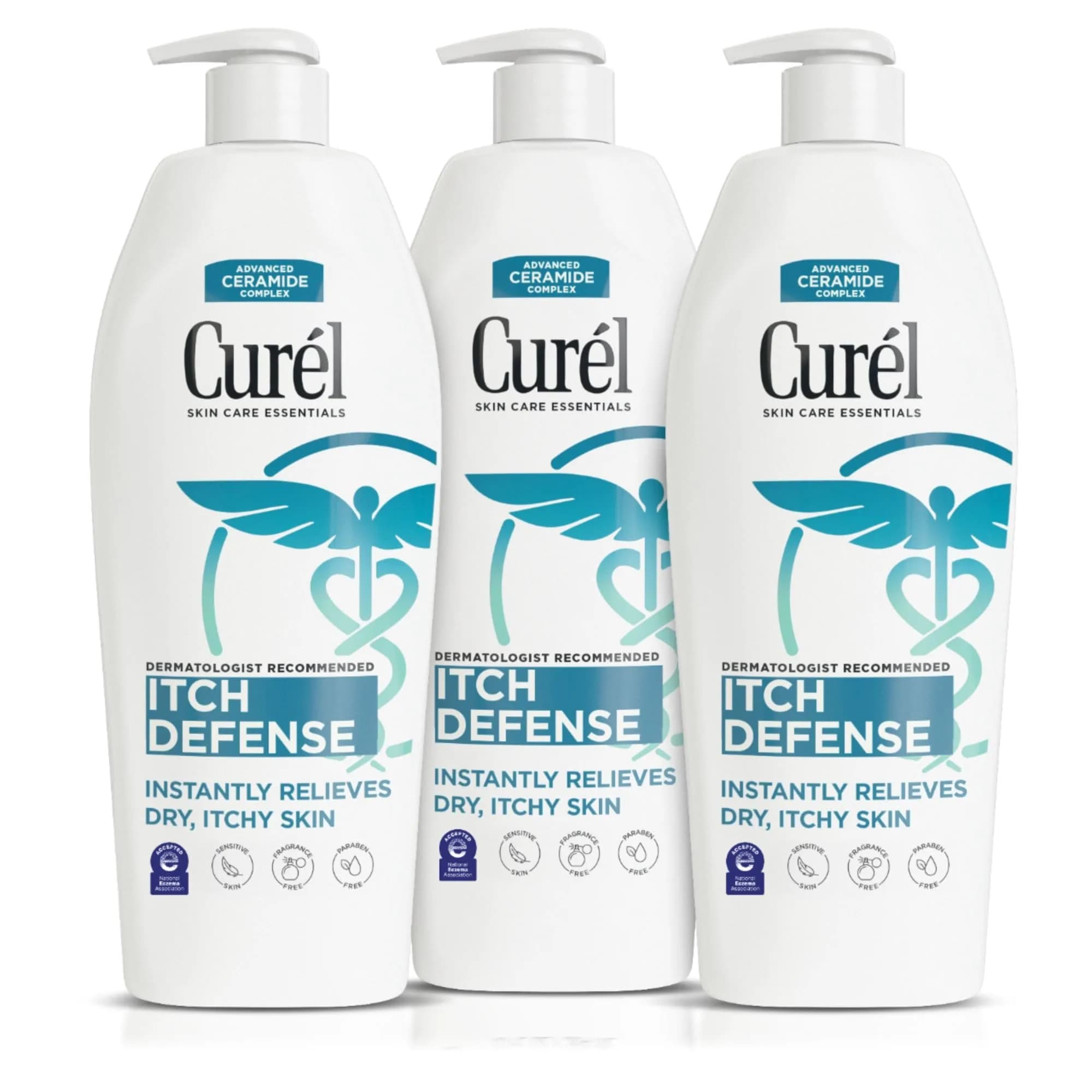 Curel Itch Defense Calming Body Lotion 385ml (13 Fl Oz) | National Eczema Association Seal Accepted — 39 Oz