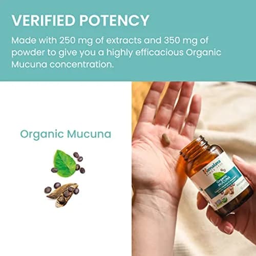 Himalaya USDA Organic Mucuna Pruriens Supplements, 600mg | Supports Relaxation & Brain Function thumbnail 7