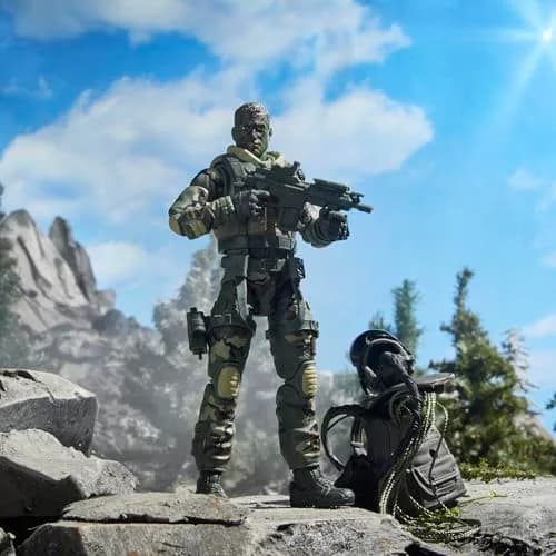 G.I. Joe Classified Series 60th Anniversary Action Pilot - Halo (High Altitude Low Opening) Jumper, 6 Inch Action Figure with Parachute & Accessories | Collectible 6-inch Toy thumbnail 9