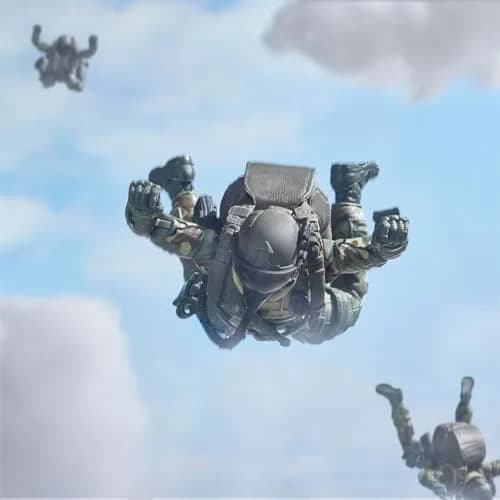 G.I. Joe Classified Series 60th Anniversary Action Pilot - Halo (High Altitude Low Opening) Jumper, 6 Inch Action Figure with Parachute & Accessories | Collectible 6-inch Toy thumbnail 3