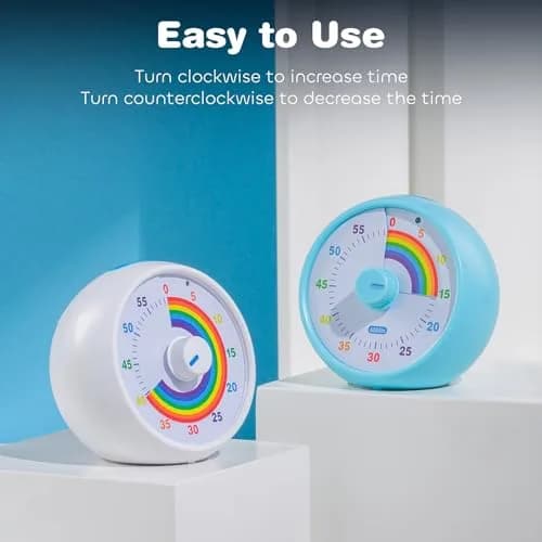 kiecky squirrel Visual Countdown Timer 60-Minute | Silent Operation Classroom Desk Timer thumbnail 3
