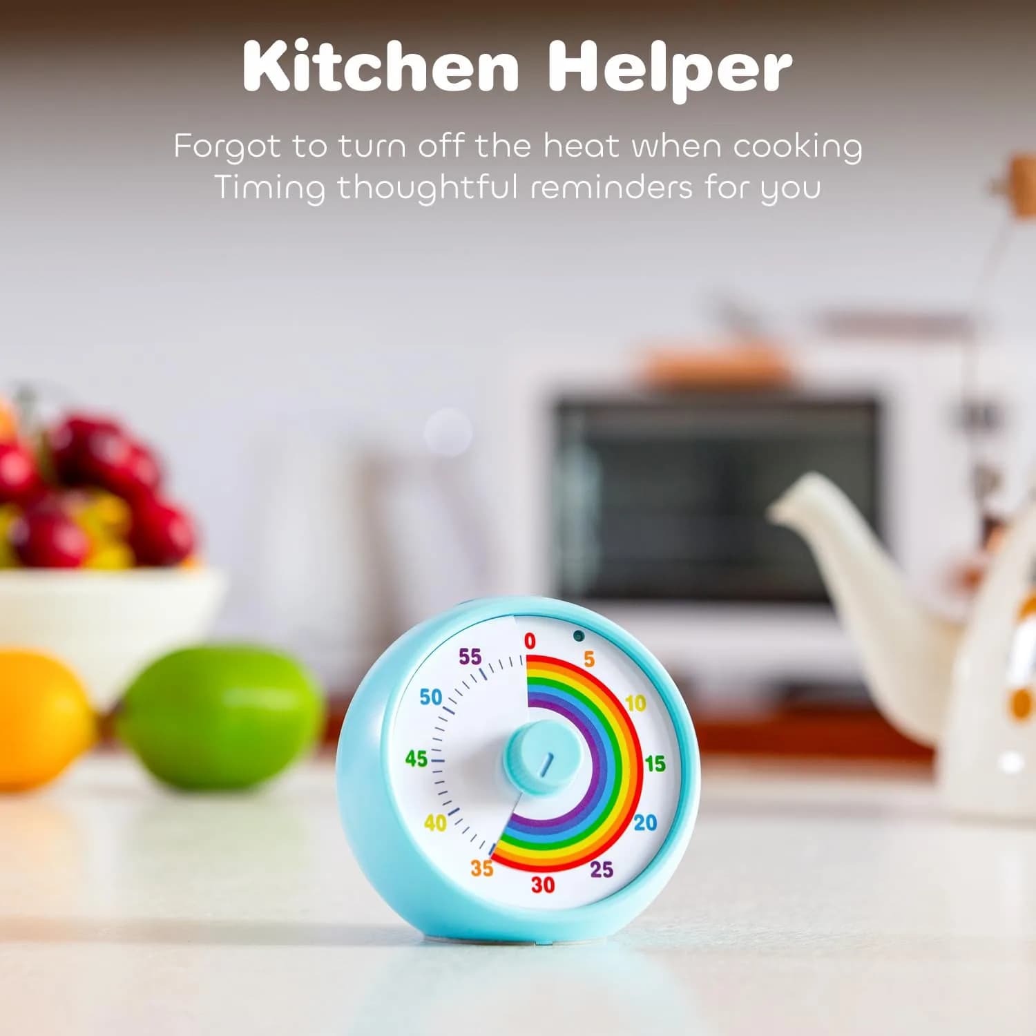 kiecky squirrel Visual Countdown Timer 60-Minute Silent Operation | Desk Timer for Kids & Classroom - view 6