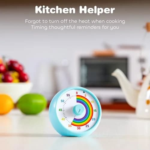 kiecky squirrel Visual Countdown Timer 60-Minute Silent Operation | Desk Timer for Kids & Classroom thumbnail 6