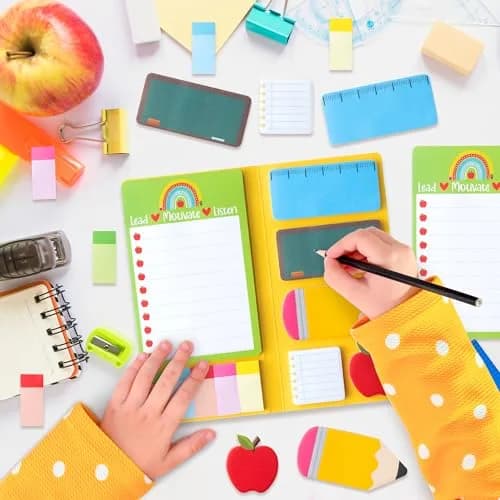 Xqumoi Teaching is A Work of Heart Sticky Notes Set | 550 Sheets | Teacher Appreciation Gift thumbnail 4