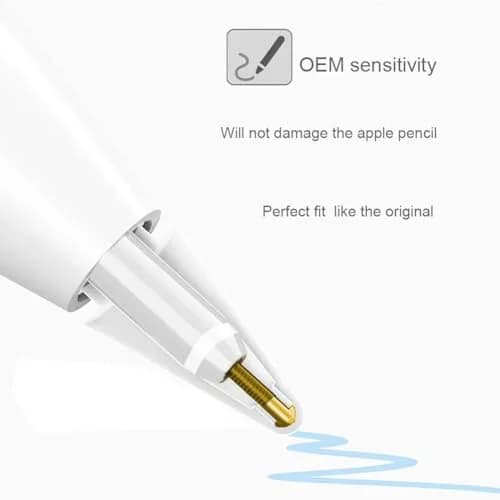 SIXFU Replacement Tips for Apple Pencil, Mix Precise Control Tips Set for Apple Pencil 2nd Gen/1st Gen/USB C | 6 Pack thumbnail 3