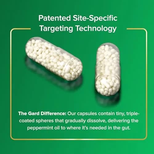 IBgard Peppermint Oil Capsules, 12 Count (Pack of 1) | Gut Health Supplement with Site-Specific Targeting thumbnail 3