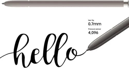 SLQ S Pen Replacement for Samsung Galaxy S24 Ultra 5G | 4096 Pressure Sensitivity, Bluetooth, 5x Tips (Gray) thumbnail 6