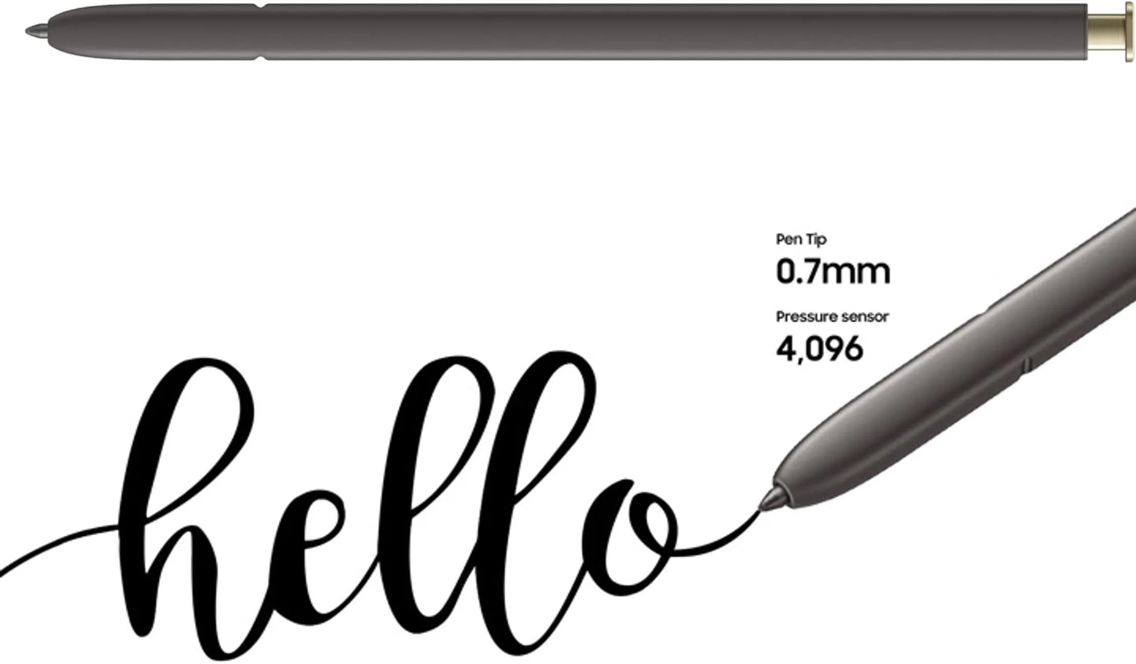 SLQ S Pen Replacement for Samsung Galaxy S24 Ultra 5G | 4096 Pressure Levels, Bluetooth, Yellow - view 6