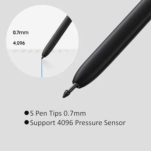 SLQ Black 5Pack Soft Tips Stylus Pen Nibs for Samsung Galaxy S24 Ultra | 4096 Pressure Levels thumbnail 5