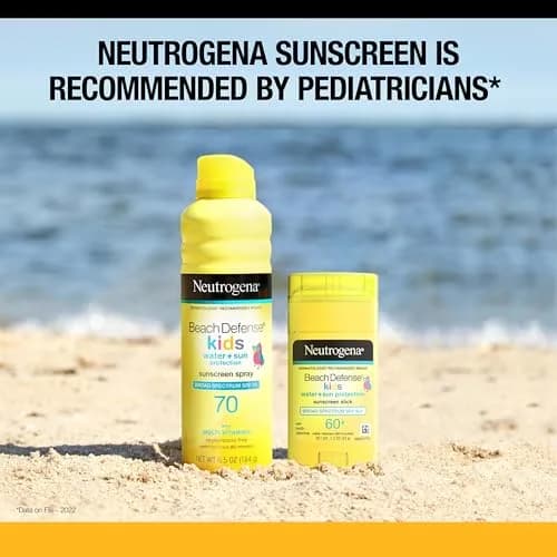 Neutrogena Beach Defense Kids Sunscreen Stick SPF 60+ 1.5 oz (44ml) | Broad Spectrum UVA/UVB Protection thumbnail 5