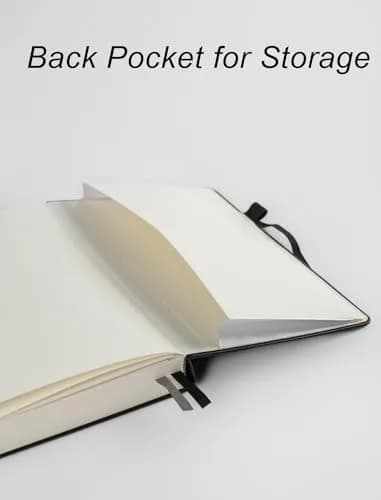 VOLINOTE Thick Bullet Notebook 366 Numbered Pages, A5 Dotted Journal 18.3cm x 21.3cm (7.2"x8.4") | Acid-Free Paper for Smooth Ink Flow thumbnail 5