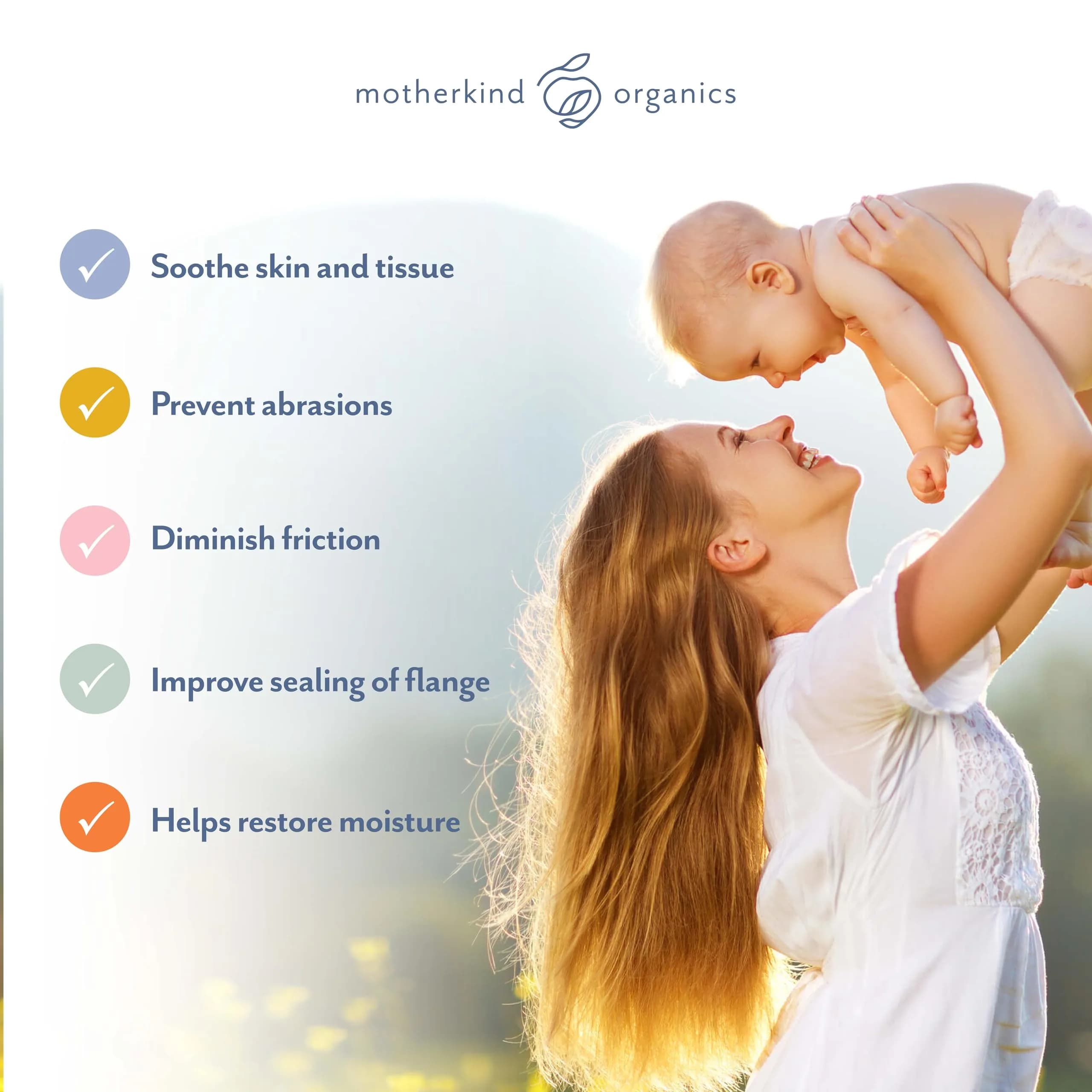 Motherkind Organics Pumping Spray Lanolin-Free USDA Organic 2 oz | Soothing Relief for Pumping Moms - view 4